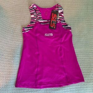SLS3-Small fuchsia pink triathlon top, brand new with tags